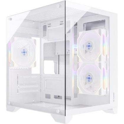 Imagem de Gabinete Gamer Fortrek Clarity Branco Lateral Vidro