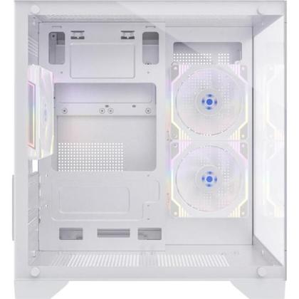 Imagem de Gabinete Gamer Fortrek Clarity Branco Lateral Vidro