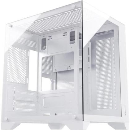 Imagem de Gabinete Gamer Fortrek Clarity Branco Lateral Vidro