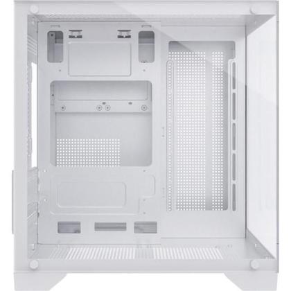 Imagem de Gabinete Gamer Fortrek Clarity Branco Lateral Vidro