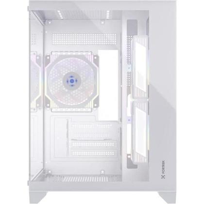 Imagem de Gabinete Gamer Fortrek Clarity Branco Lateral Vidro