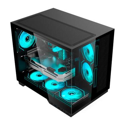 Imagem de Gabinete Gamer Fortrek Clarity Max Preto