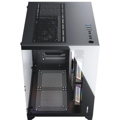 Imagem de Gabinete Gamer Fortrek Clarity Preto Lateral Vidro