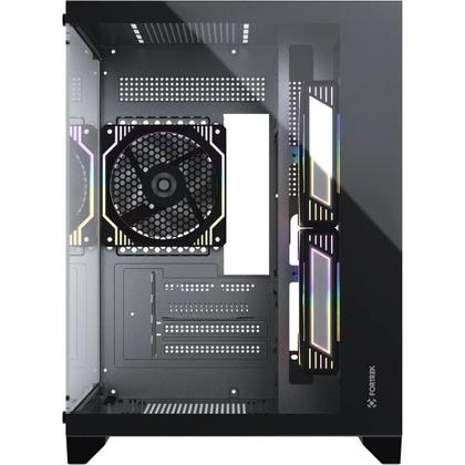 Imagem de Gabinete Gamer Fortrek Clarity Preto Lateral Vidro