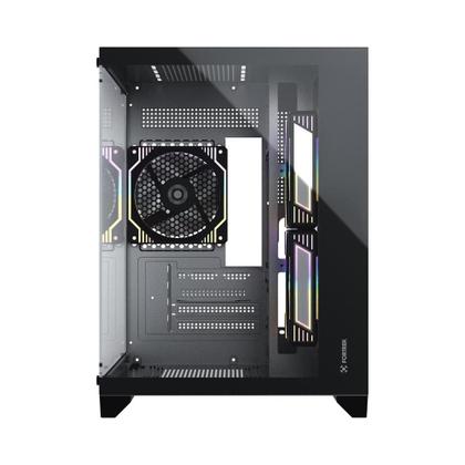 Imagem de Gabinete Gamer Fortrek Clarity Preto Lateral Vidro
