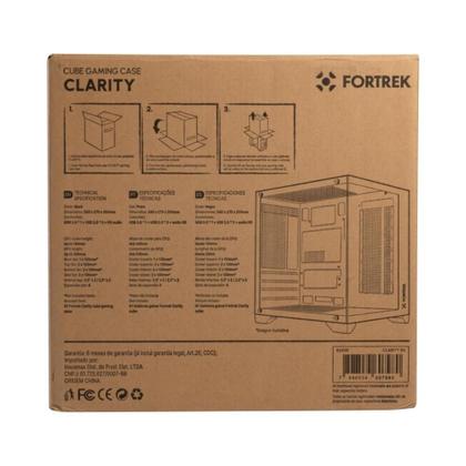 Imagem de Gabinete Gamer Fortrek Clarity Preto Lateral Vidro