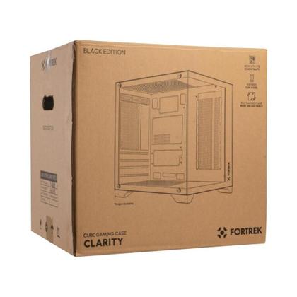 Imagem de Gabinete Gamer Fortrek Clarity Preto Lateral Vidro