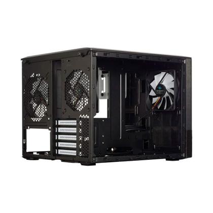 Imagem de Gabinete Gamer Fractal Design Node 804, mATX, Mini Tower, Lateral em vidro, Preto - FD-CA-NODE-804-BL-W