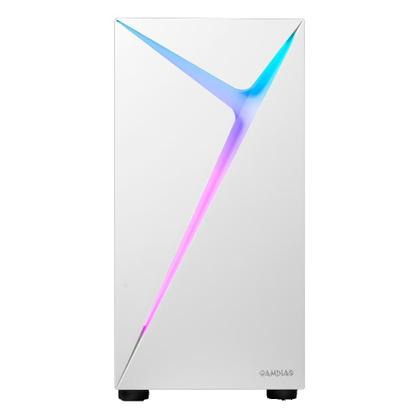 Imagem de Gabinete Gamer Gamdias Argus E4 Elite, Mid Tower, ATX, Lateral em Vidro Temperado, Branco - ARGUS E4 ELITE W