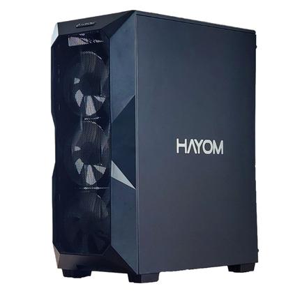 Imagem de Gabinete Gamer Hayom GB1710, ATX, USB 3.0, 3x Fans RGB, Lateral em Vidro - Preto