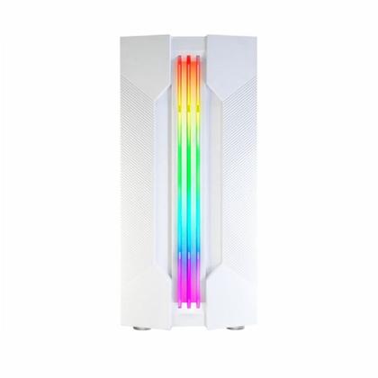 Imagem de Gabinete Gamer K-MEX Bifrost CG-W1A9, RGB, Mid Tower, Vidro Temperado, Branco