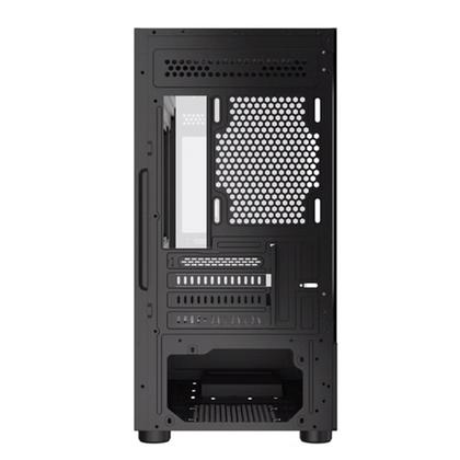 Imagem de Gabinete Gamer Kalkan Avalon, Frontal e Lateral em Vidro Temperado, Micro-ATX, Mini ITX, USB 3.0, Preto - KLK00036
