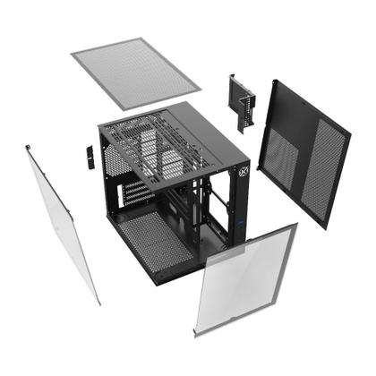 Imagem de Gabinete Gamer Kalkan Midgard, Mid Tower, Micro-ATX, Lateral em Vidro Temperado, Sem FANs, Preto - KLK00039