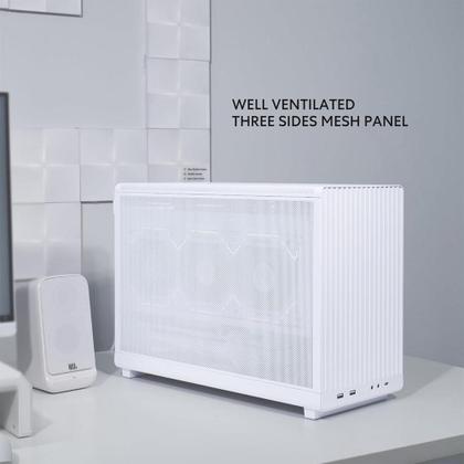 Imagem de Gabinete Gamer Lian Li A3 Micro ATX Branco A3-MATX