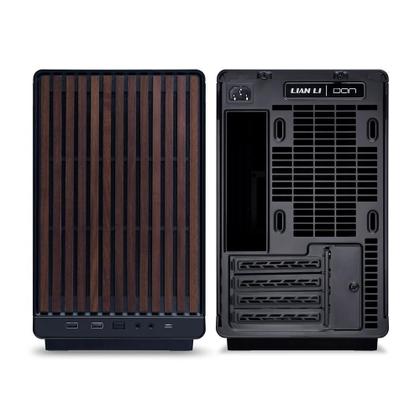 Imagem de Gabinete Gamer Lian Li A3 Micro Atx Wood Edition Preto