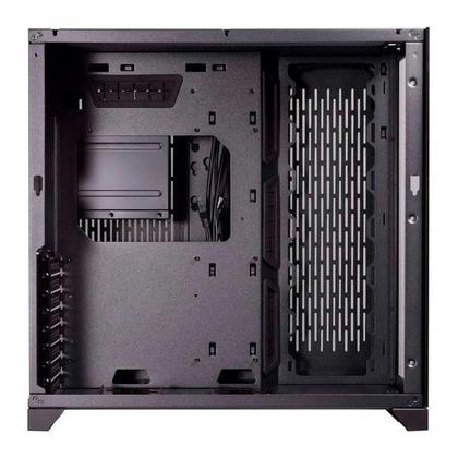 Imagem de Gabinete Gamer Lian Li Dynamic Mid Tower Vidro Temperado Black Sem Fonte Sem Fan PC-O11 DX