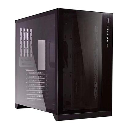 Imagem de Gabinete Gamer Lian Li Dynamic Mid Tower Vidro Temperado Black Sem Fonte Sem Fan PC-O11 DX