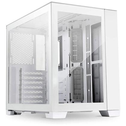 Imagem de Gabinete Gamer Lian Li Dynamic Mini-S 011, PC Tower, ATX, Lateral em Vidro Temperado, Branco Neve - O11DMINI-S