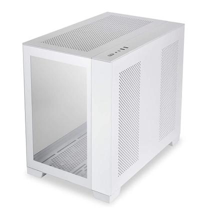 Imagem de Gabinete Gamer Lian Li Dynamic Mini-S 011, PC Tower, ATX, Lateral em Vidro Temperado, Branco Neve - O11DMINI-S