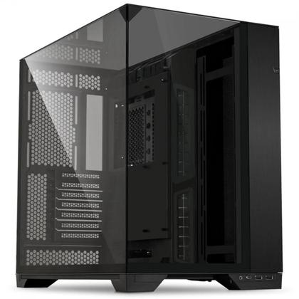 Imagem de Gabinete Gamer Lian Li O11 Vision Mid Tower Vidro Temperado E-ATX Black Sem Fonte Sem Fan O11VX BLACK