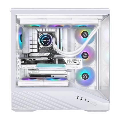 Imagem de Gabinete Gamer Lian Li Vector V100, Mid-Tower, ATX, Vidro Temperado, ARGB, Branco - V100W