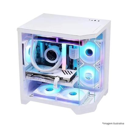 Imagem de Gabinete gamer Liketec Impossible Snow sem fan