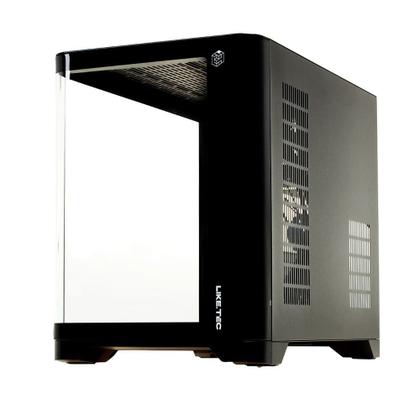 Imagem de Gabinete Gamer Liketec Madness, Mini Tower, M-ATX, Lateral e Frontal em Vidro Temperado, Sem FANs, Preto - LC-CB3X2-MADNESS-2072