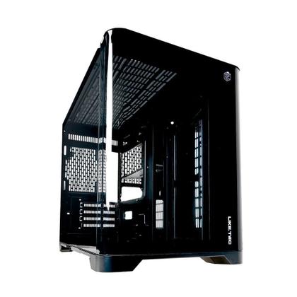 Imagem de Gabinete Gamer Liketec Madness, Mini Tower, M-ATX, Lateral e Frontal em Vidro Temperado, Sem FANs, Preto - LC-CB3X2-MADNESS-2072