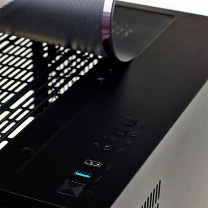 Imagem de Gabinete Gamer Liketec Madness, Mini Tower, M-ATX, Lateral e Frontal em Vidro Temperado, Sem FANs, Preto - LC-CB3X2-MADNESS-2072