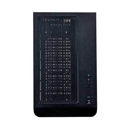 Imagem de Gabinete Gamer Liketec Madness, Mini Tower, M-ATX, Lateral e Frontal em Vidro Temperado, Sem FANs, Preto - LC-CB3X2-MADNESS-2072