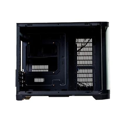 Imagem de Gabinete Gamer Liketec Madness, Mini Tower, M-ATX, Lateral e Frontal em Vidro Temperado, Sem FANs, Preto - LC-CB3X2-MADNESS-2072
