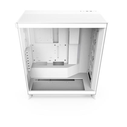 Imagem de Gabinete Gamer NZXT H7 Flow, Mid-Tower, RGB, E-ATX, Lateral em Vidro Temperado, Com 3 Ventoinhas, Branco - CM-H72FW-R1