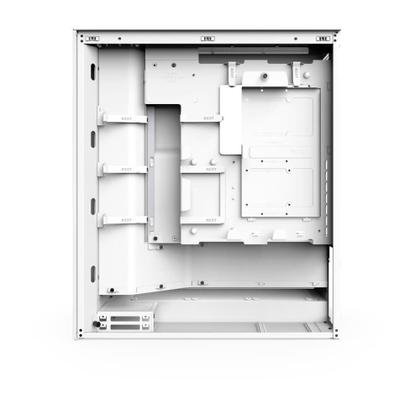 Imagem de Gabinete Gamer NZXT H7 Flow, Mid-Tower, RGB, E-ATX, Lateral em Vidro Temperado, Com 3 Ventoinhas, Branco - CM-H72FW-R1