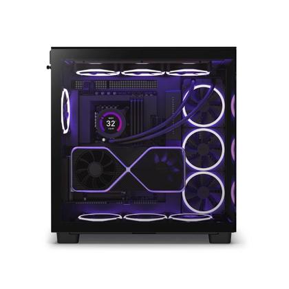 Imagem de Gabinete Gamer NZXT H9 Elite Mid Tower CM-H91EB-01 Superior, Lateral e Frontal Vidro Preto (Fosco)