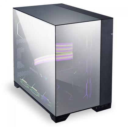 Imagem de Gabinete Gamer O11 Vision Cromado Lian Li Cor Preto