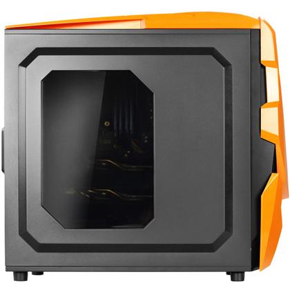 や*ま様 レイジー2 Gabinete Gamer Raidmax Ninja II Laranja Janela Lateral A06SWBO