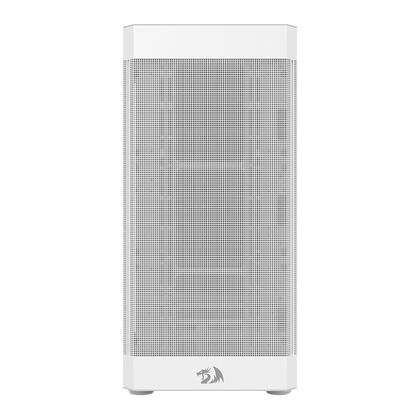 Imagem de Gabinete Gamer Redragon Aeroglass, Mid Tower, E-ATX, Lateral em Vidro Temperado, Sem FANs, Branco - CA-602W