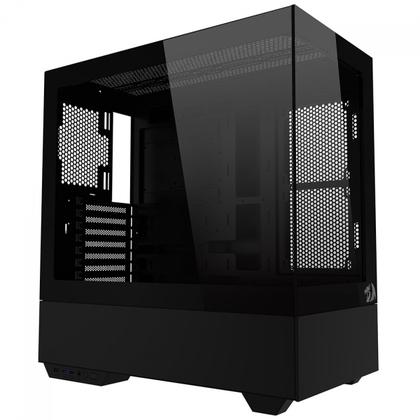 Imagem de Gabinete Gamer Redragon Reflect Pro Mid Tower Vidro Temperado E ATX Sem Fonte Sem Fans Preto