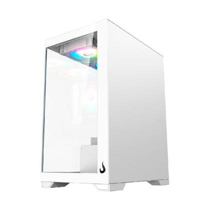 Imagem de Gabinete Gamer Rise Mode Crystal Glass Mid Tower Vidro Temperado USB 3.0 Sem Fans