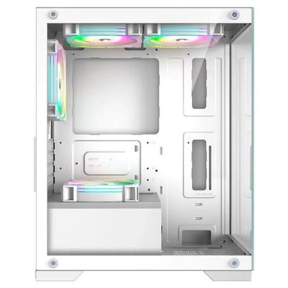 Imagem de Gabinete Gamer Rise Mode Crystal Glass S/Fan S/Fonte MidTower USB 3.0 - RM-CA-CY-01-FW
