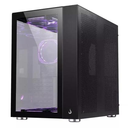 Imagem de Gabinete gamer rise mode galaxy glass standard black 10 fans - rm-ga-ggsb-argb