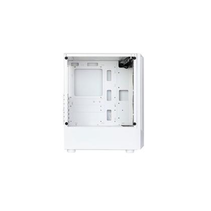 Imagem de Gabinete Gamer Rise Mode Wave Mid Tower Vidro Temperado USB 3.0 Com 3 Fans ARGB Branco