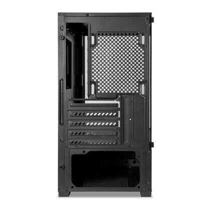 Imagem de Gabinete Gamer TGT Legion S/Fan S/Fonte MiniTower Lateral Vidro Preto - TGT-LGN-BK