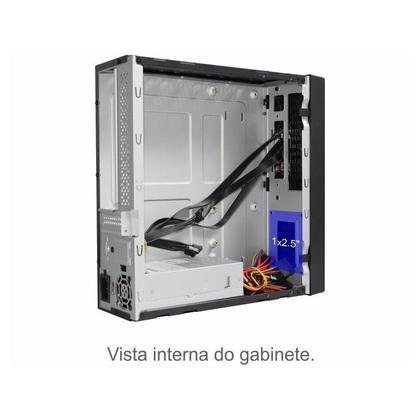Imagem de Gabinete K-Mex Slim Micro ATX com fonte PC-200RNG - GM-02CK