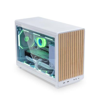 Imagem de Gabinete Lian Li A3 Micro Atx Wood Edition Branco