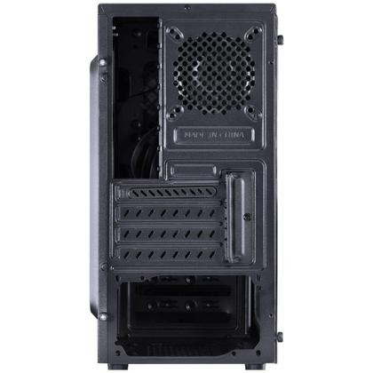Imagem de Gabinete MID-TOWER Venus Preto com 2 FANS LED AZUL Lateral em Acrilico - VENPTAZ2FCA - PCYES