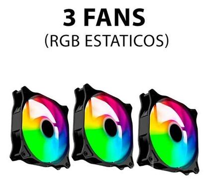 Imagem de Gabinete Mini Gamer GB1787 Preto 3 Fans Rgb Micro-Atx ITX