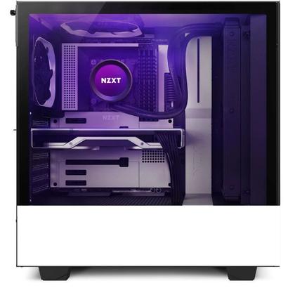 Gabinete NZXT H510 Elite, White, Mid-Tower, Painéis em vidro