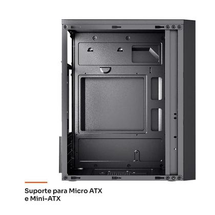 Imagem de Gabinete Office Husky 100, Micro ATX, Mini ATX, Preto - HGO100PT