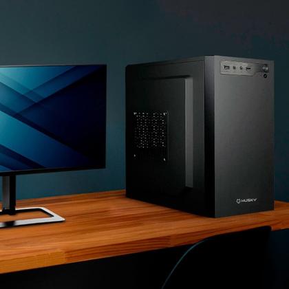 Imagem de Gabinete Office Husky 100, Micro ATX, Mini ATX, Preto - HGO100PT
